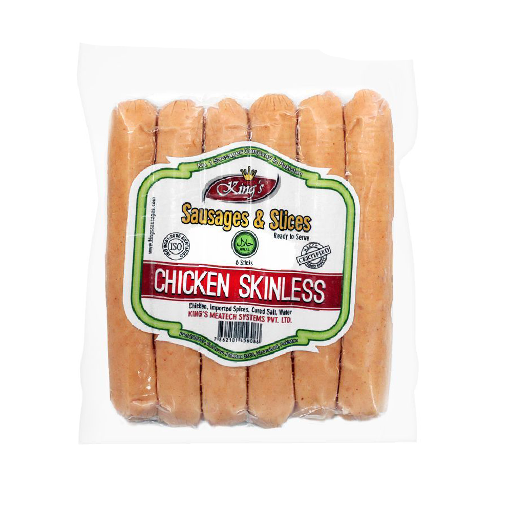 KINGS CHICKEN SKINLESS 6 STICKS 200 GM
