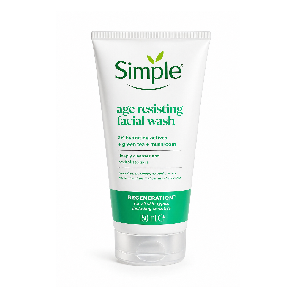 SIMPLE REGENERATION AGE RESISTING FACIAL WASH 150ML