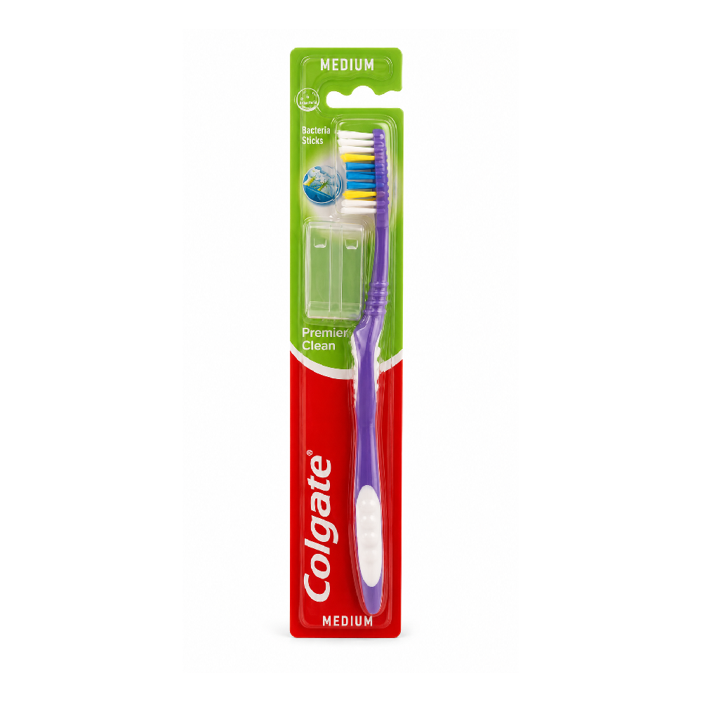 COLGATE TOOTH BRUSH PREMIER CLEAN MEDIUM