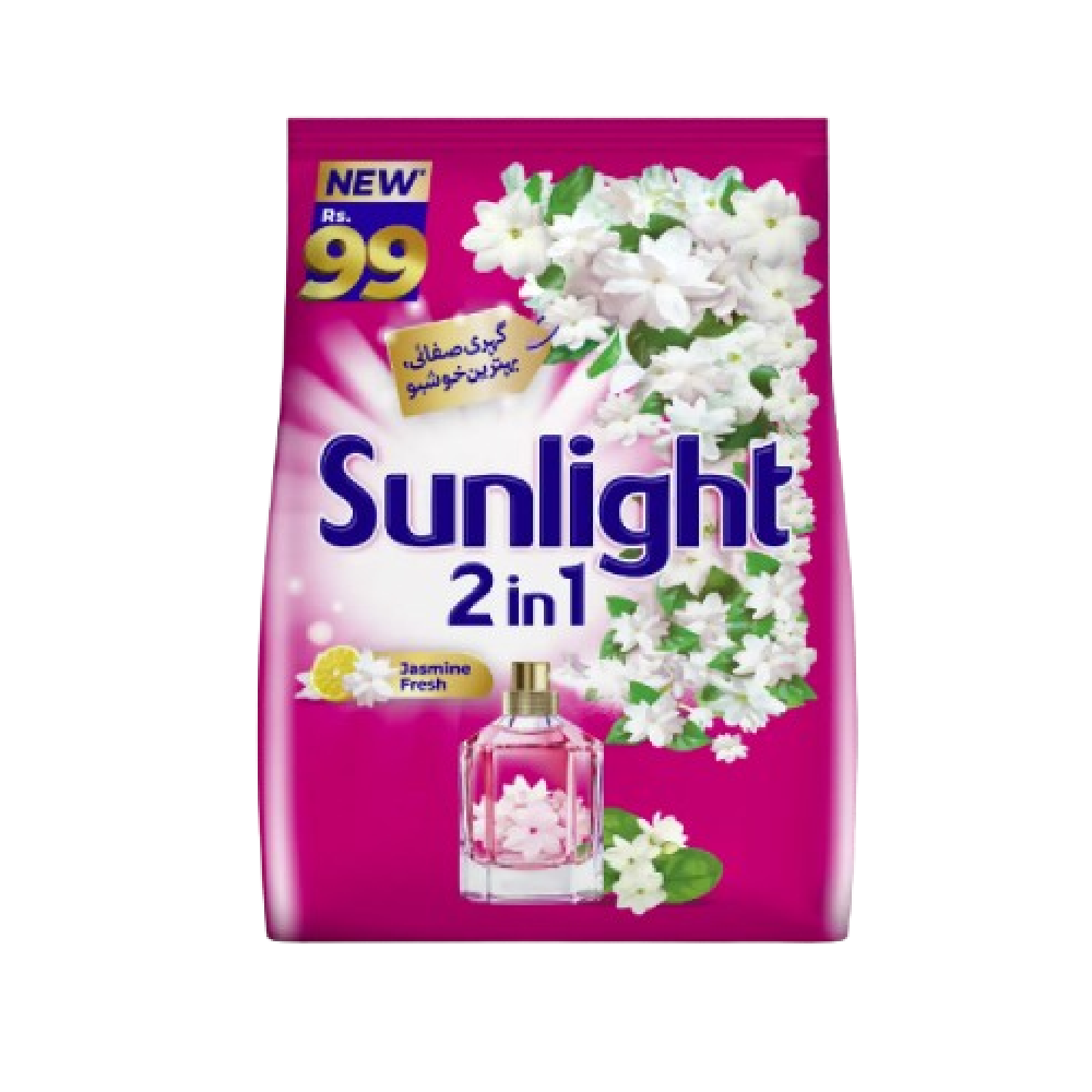 SUNLIGHT WASHING POWDER 2IN1 CLEAN & JASMINE FRESH 400 GM