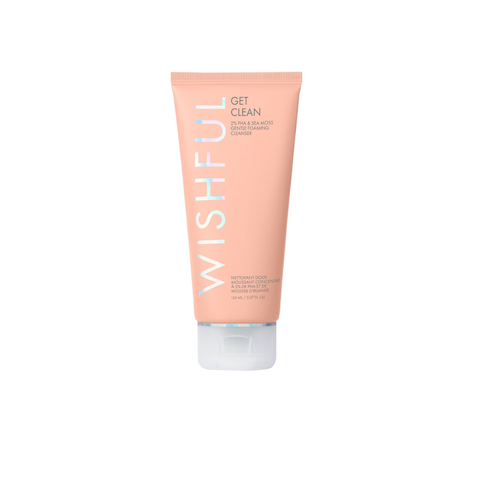 WISHFUL GET CLEAN 2% PHA SEA MOSS GENTLE FOAMING CLEANSER 15