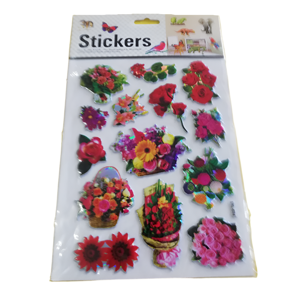 LYL 3D STICKERS ASST Z.B