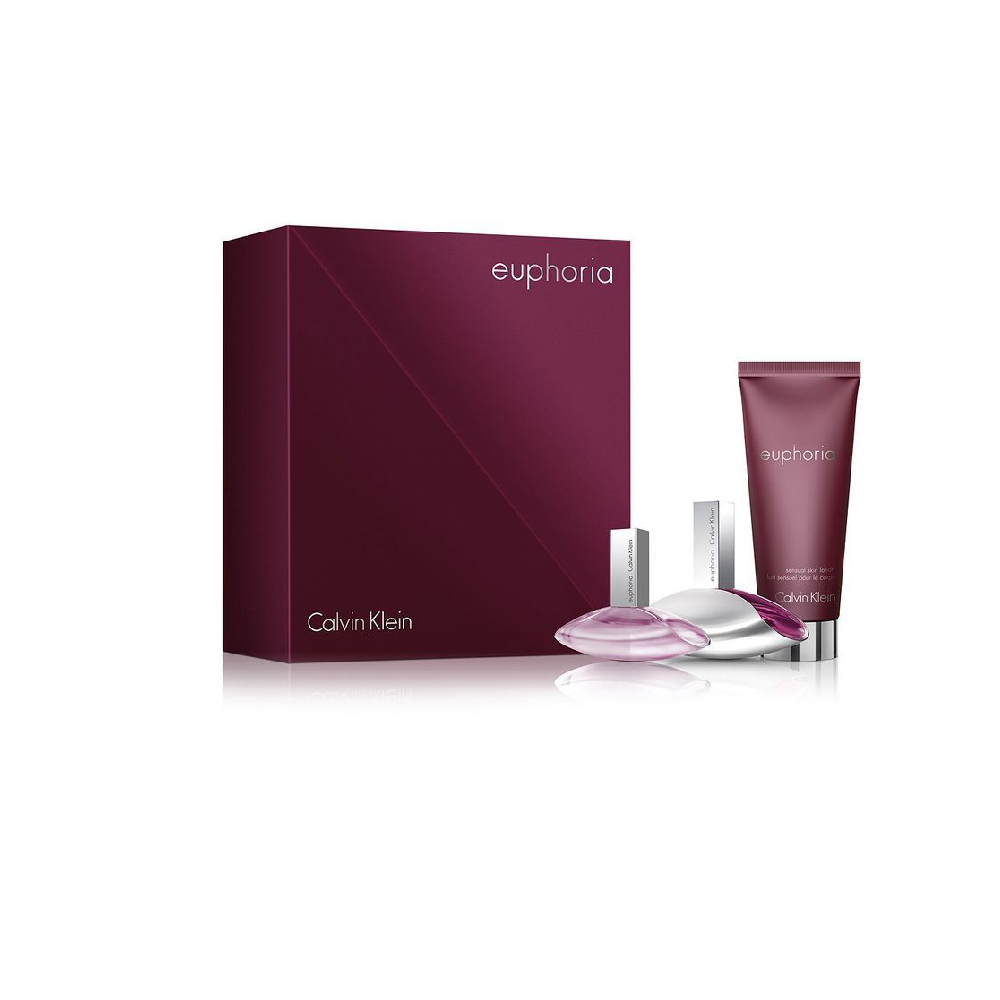 CALVIN KLEIN EUPHORIA FOR WOMEN 3PC GIFT SET