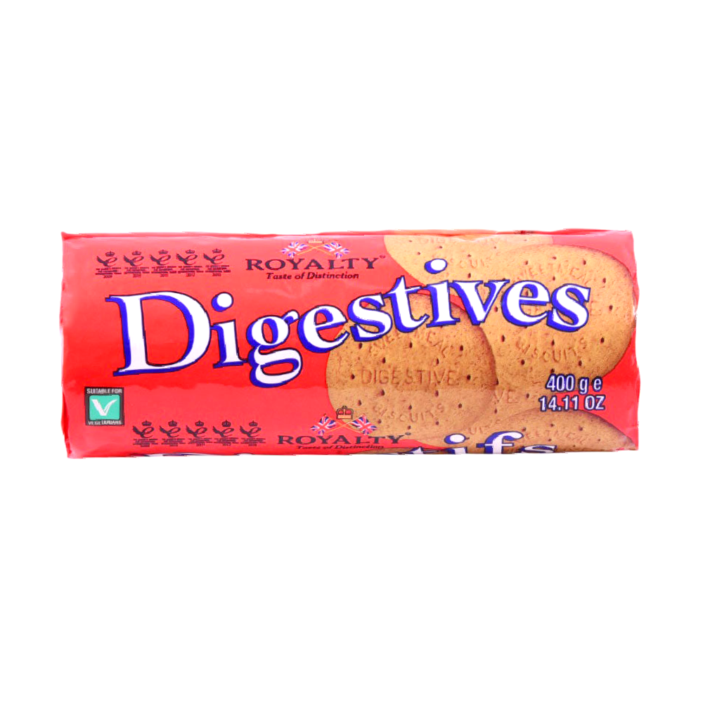 ROYALTY BISCUITS DIGESTIVE 400 GM
