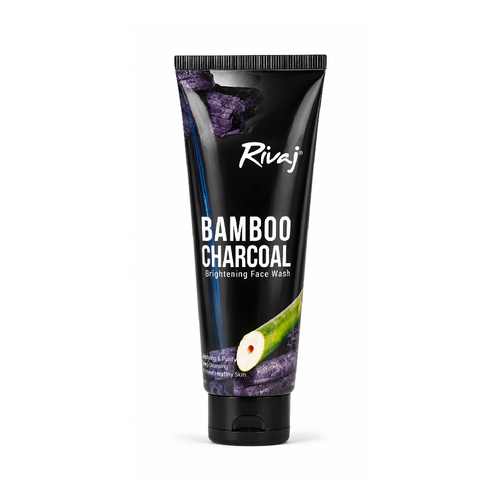 RIVAJ BAMBOO CHARCOAL WHITENING FACE WASH 100 ML