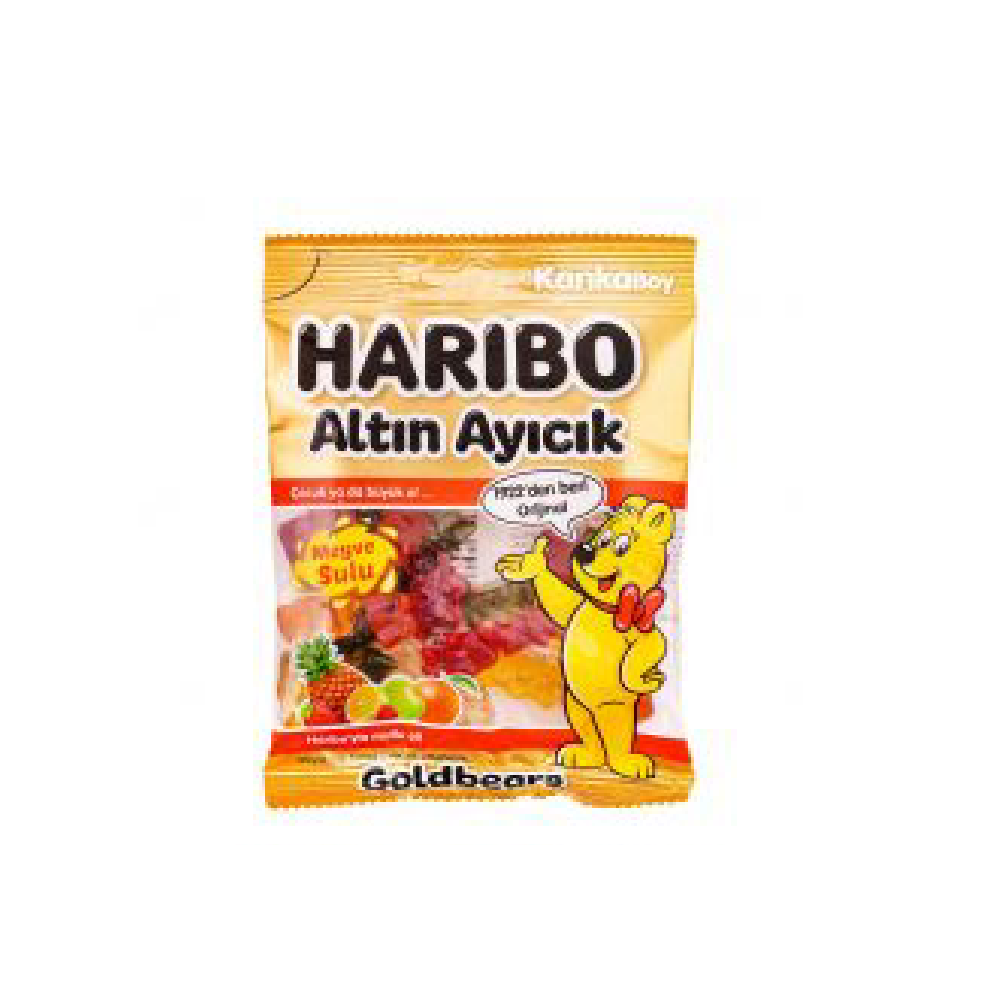 HARIBO GOLD BEARS WITH FRUIT JUICE 80G