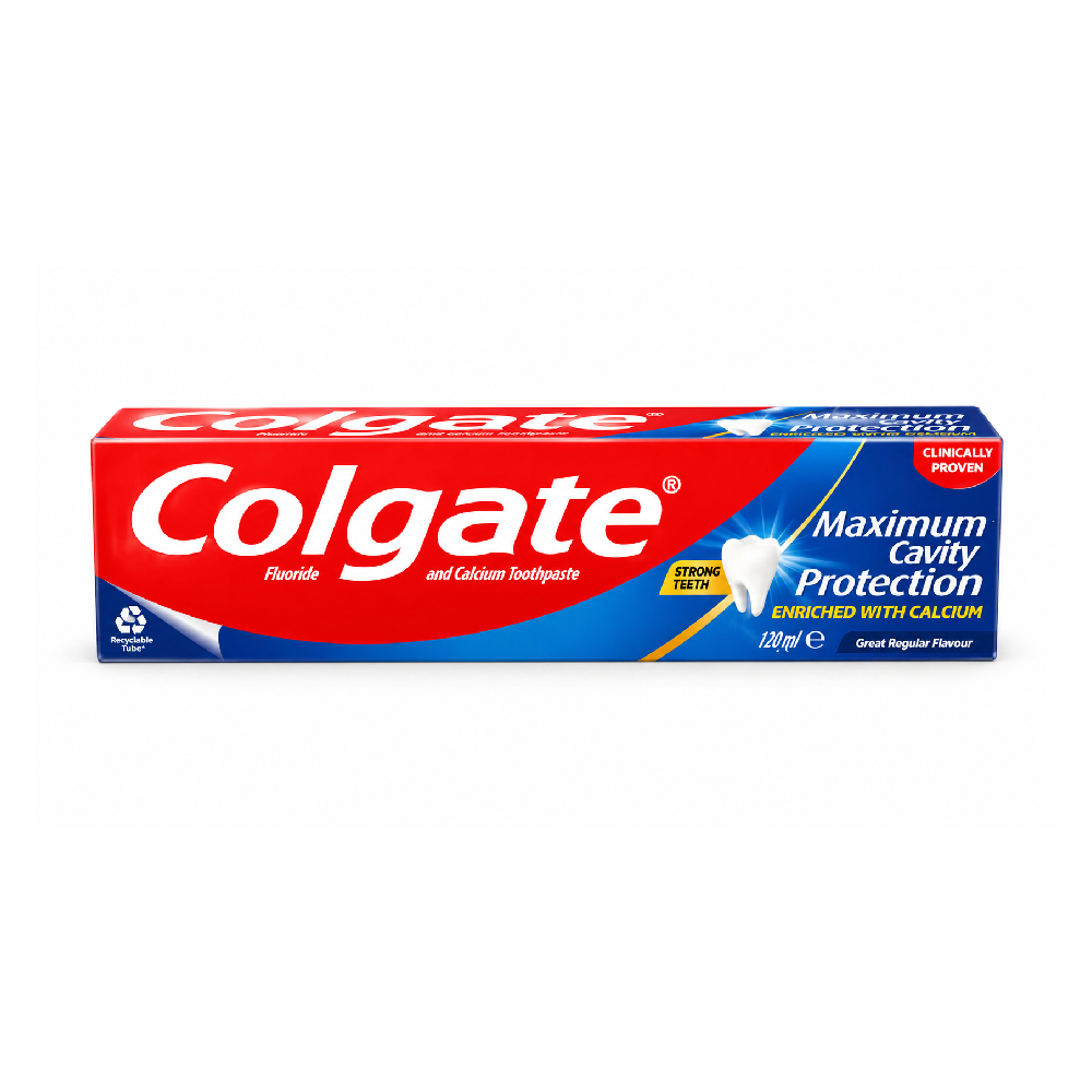 COLGATE TOOTH PASTE MAXIMUM CAVITY PROTECTION 120 ML