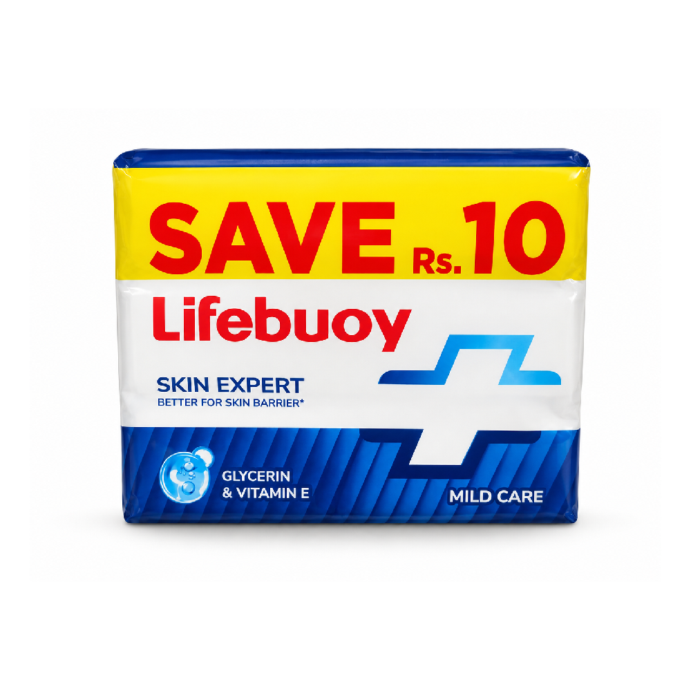 LIFEBUOY SOAP MILD CARE TRIO PACK SAVE RS.15 3X128 GM