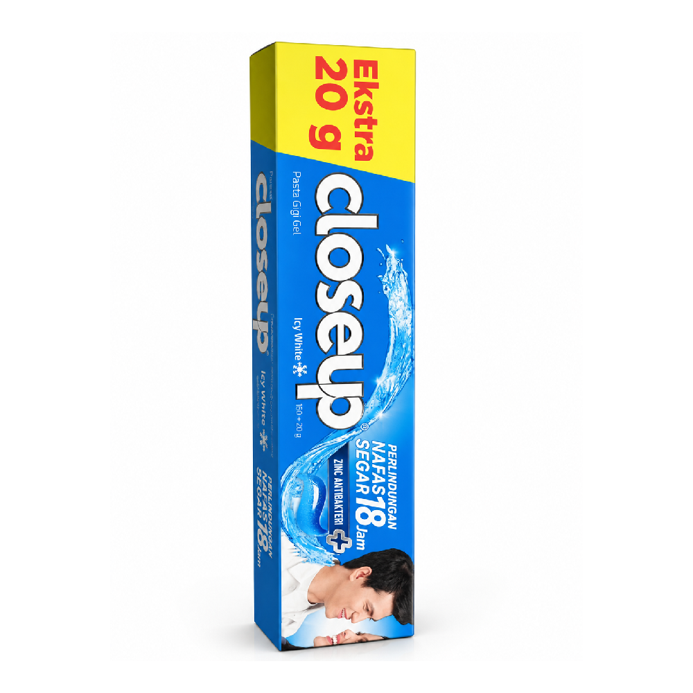 CLOSE UP TOOTH PASTE ICY WHITE 160 GM