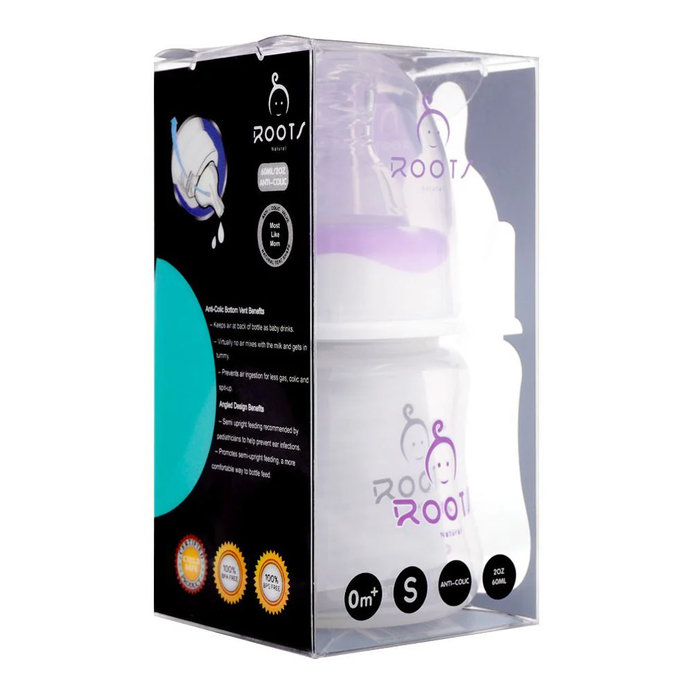 ROOTS NATURAL ANTI COLIC FEEDER NEW BORN J1010 60ML