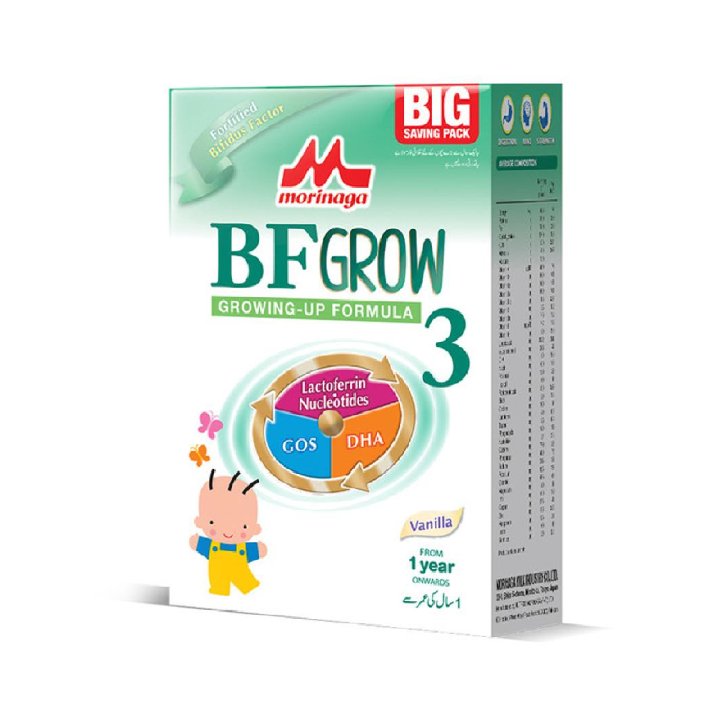 MORINAGA BF GROW GROWING UP FORMULA VANILLA STAGE 3 900 GM