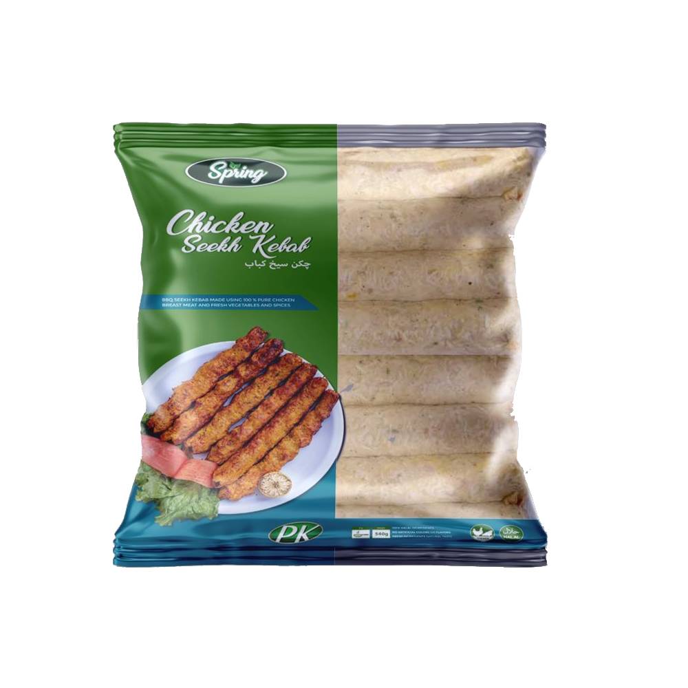 PK FOOD CHICKEN SEEKH KEBAB BAG 540 GM