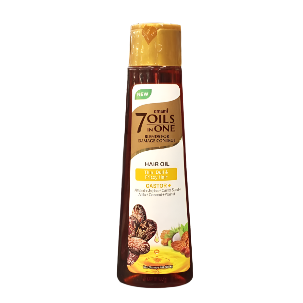 EMAMI HAIR OIL CASTOR PLUS 7IN1 DAMAGE CONTROL 200 ML