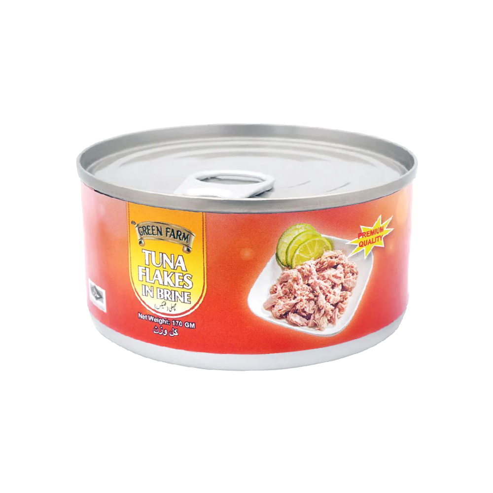 GREEN FARM TUNA FLAKES IN BRINE 170 GM