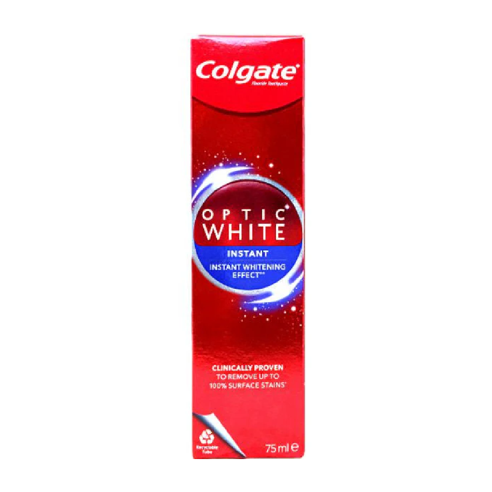 COLGATE TOOTH PASTE OPTIC WHITE INSTANT 75 ML