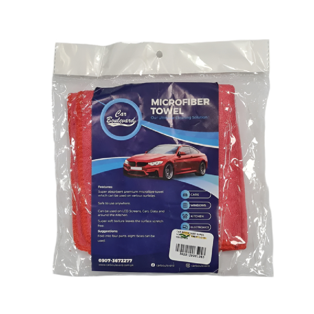 CAR BOULEVARD SUPER SOFT MICRO FIBER CLOTH 60X30 MIX