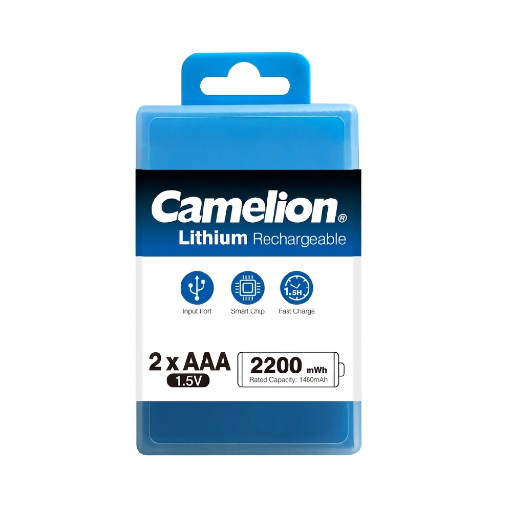 CAMELION LITHIUM RECHARGEABLE UB-AAA2200-PBH2