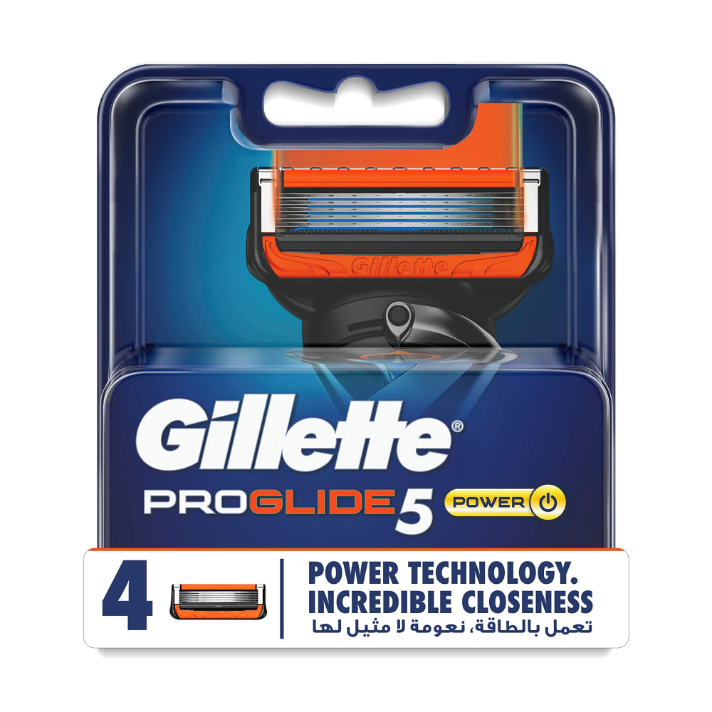 GILLETTE FUSION PROGLIDE POWER 4 PC