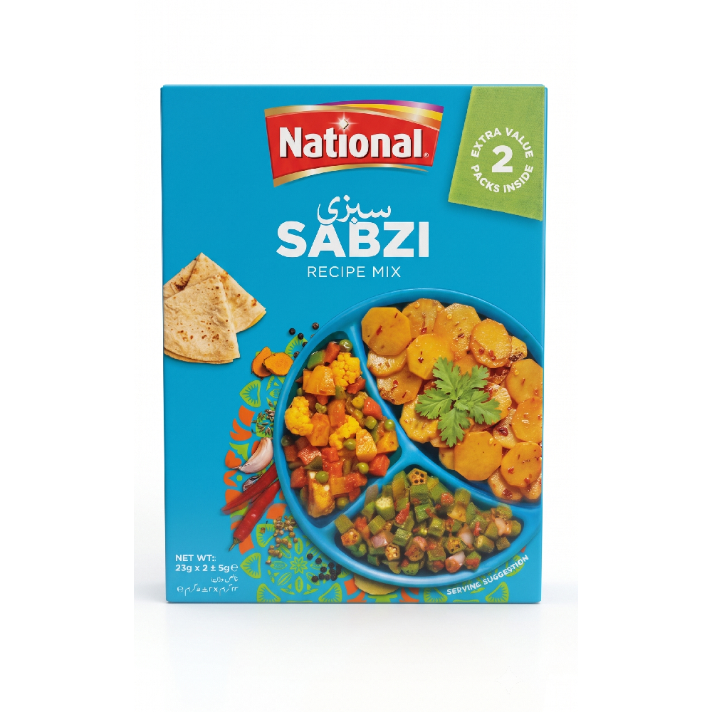 NATIONAL CHATKHARAYDAAR SABZI 46GM