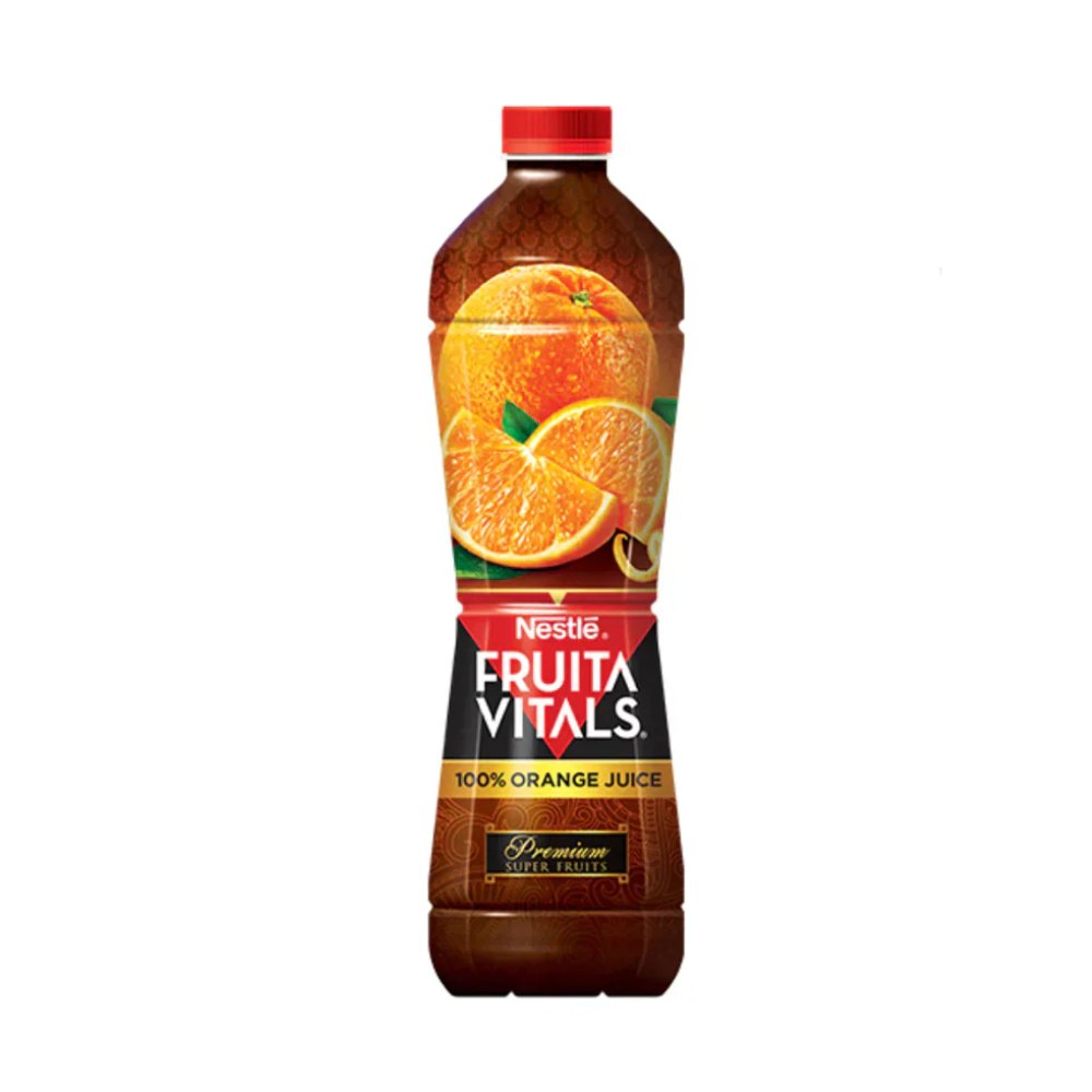 NESTLE JUICE FRUITA VITALS 100% ORANGE PREMIUM 1 LTR-CARTON