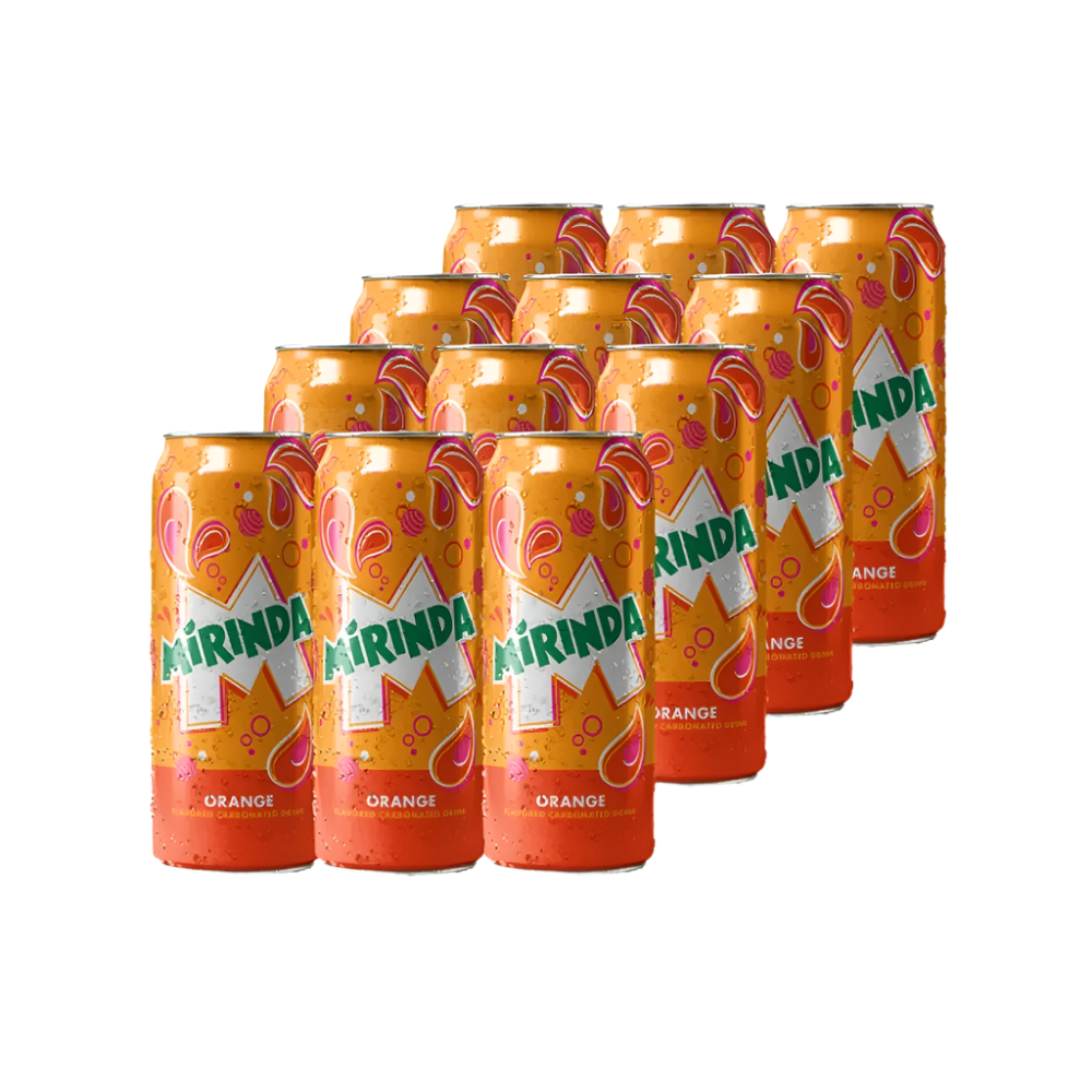 MIRINDA SLIM CAN 250 ML-CARTON