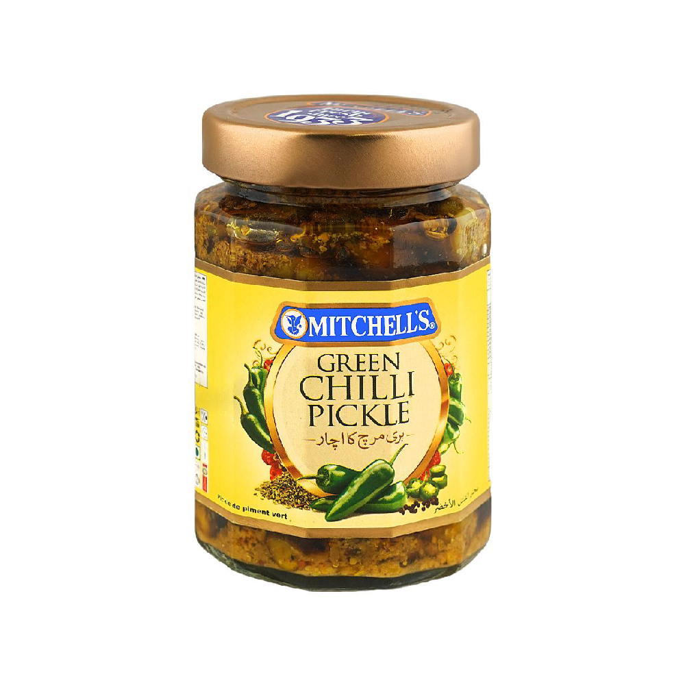 MITCHELLS GREEN CHILLI PICKLE 330 GM