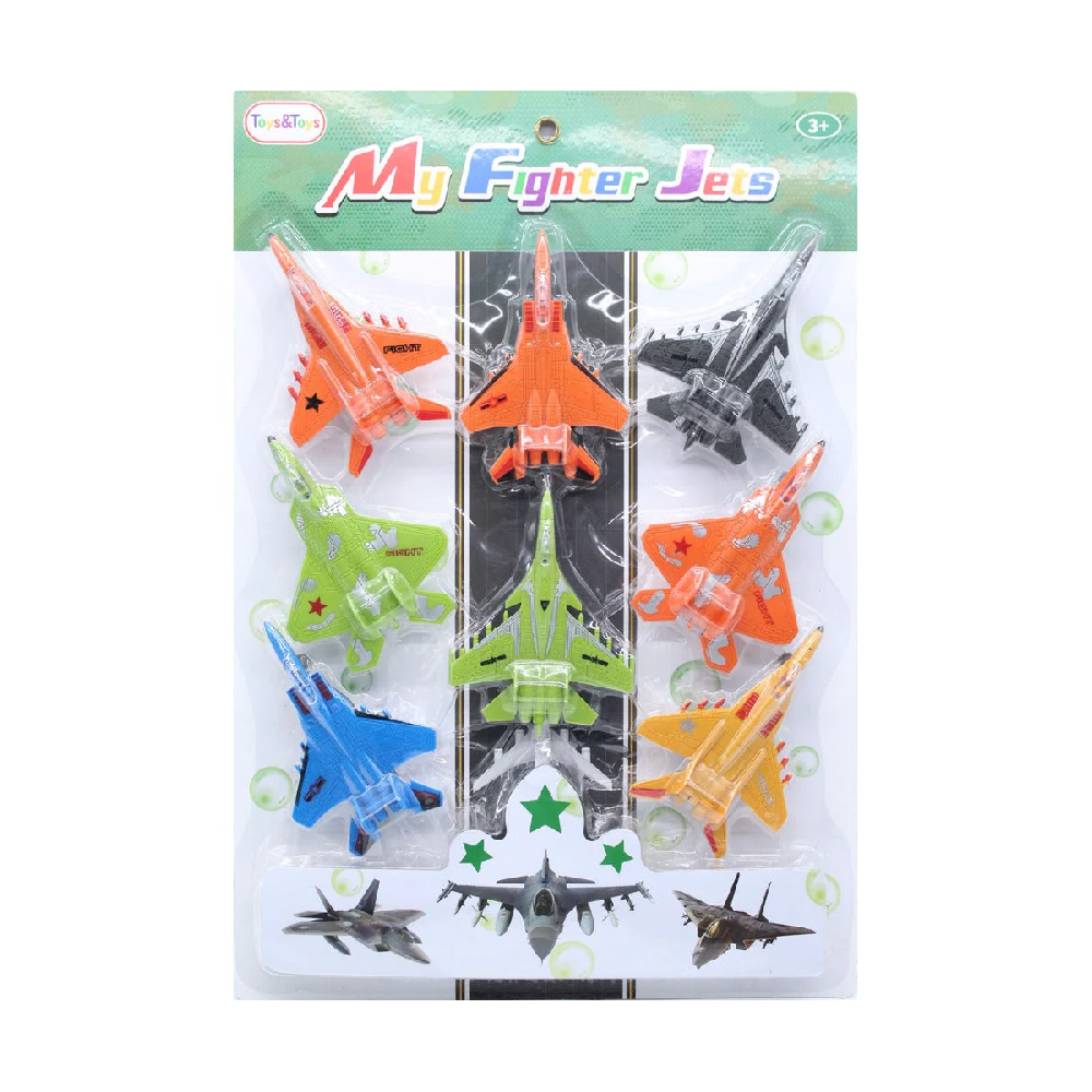 FJ-01 FIGHTER JET 8PCS IN CARD