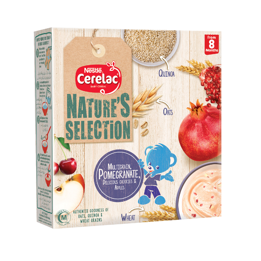 NESTLE CERELAC MULTIGRAIN POMEGRANATE CHERRIES APPLES 175 GM