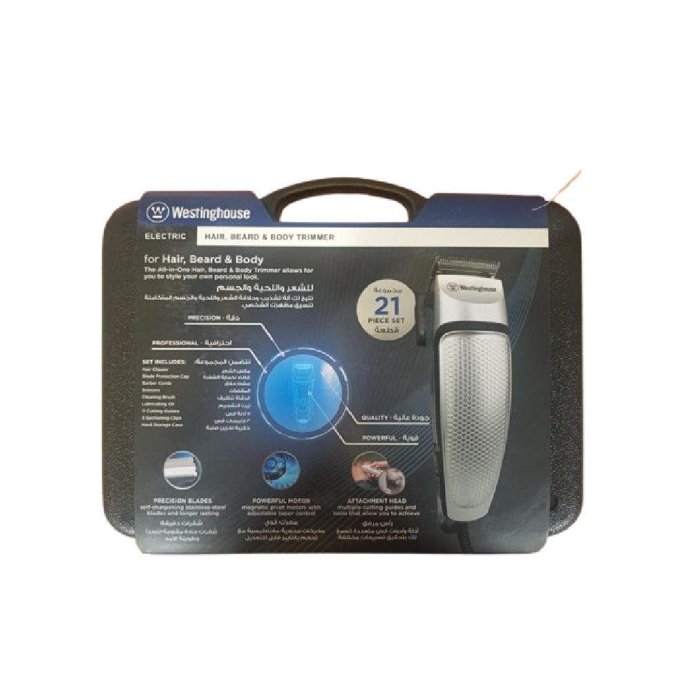 WESTINGHOUSE ELECTRIC HAIR BEARD & BODY TRIMMER WH1143