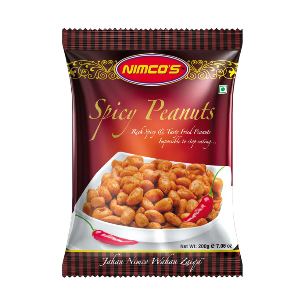 NIMCOS SPICY PEANUTS 200 GM