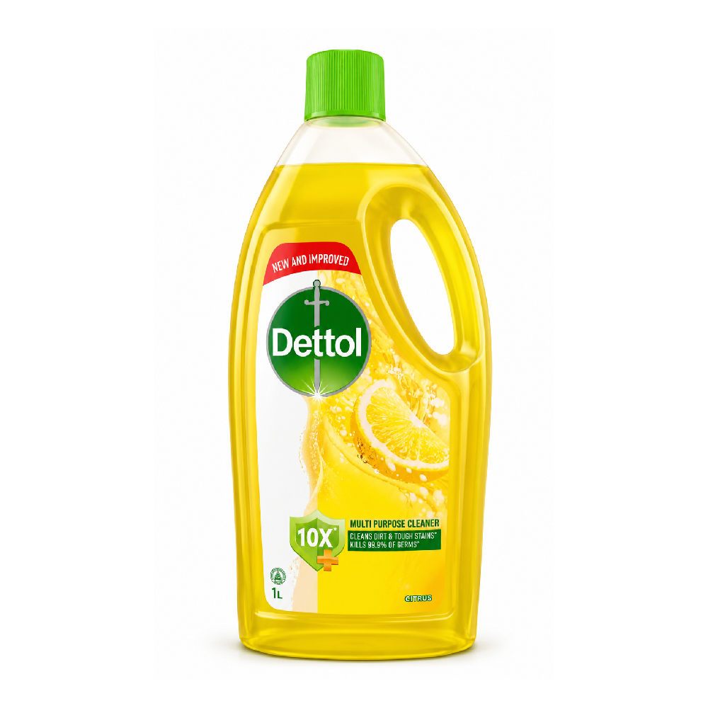 DETTOL SURFACE CLEANER MULTI LEMON 1 LTR
