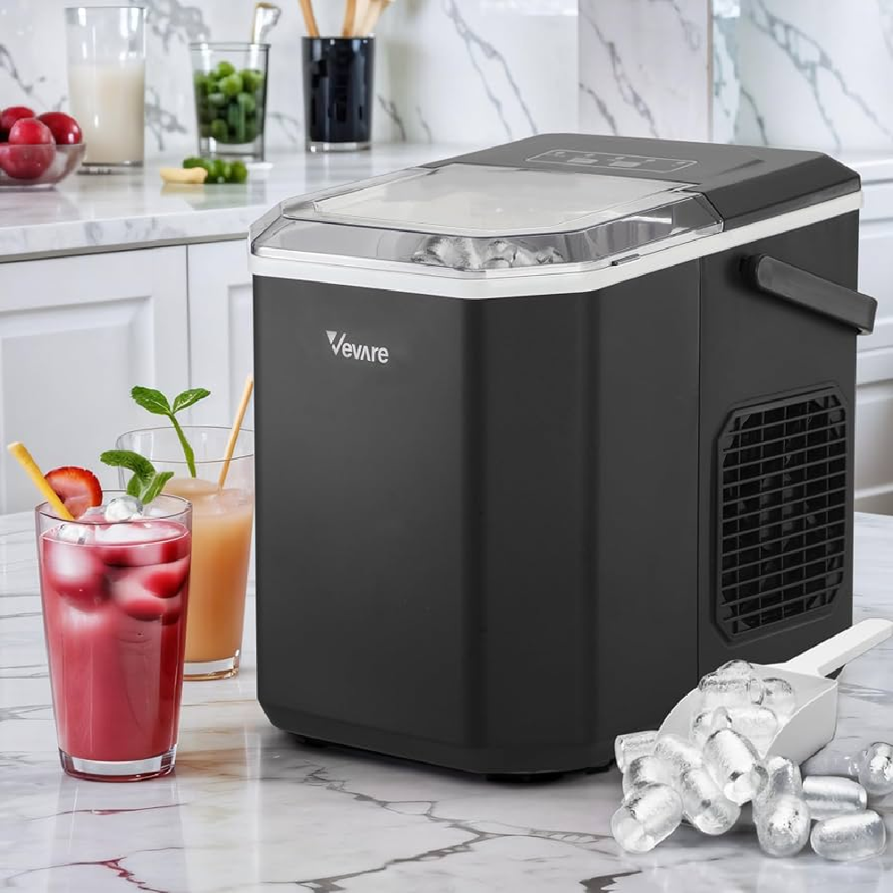 VIVARE ICE MAKING MACHINE 12 KG BLACK A1