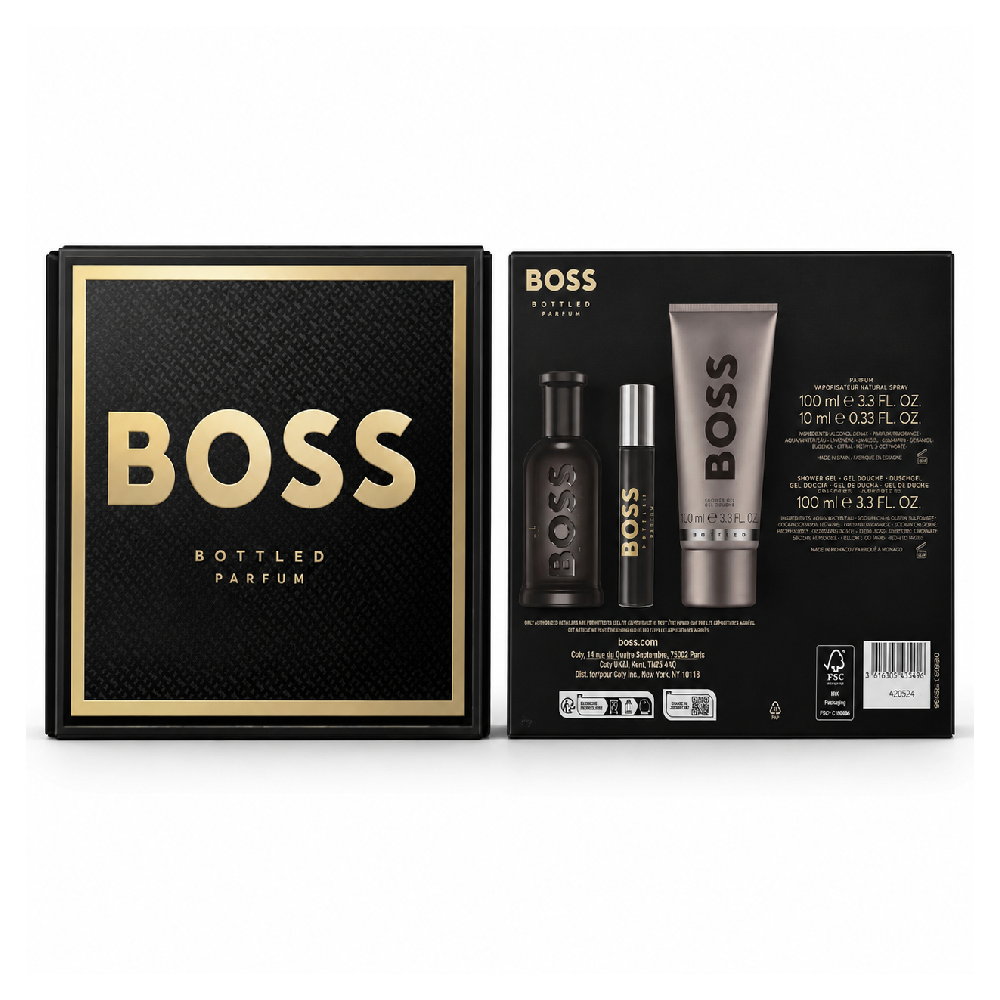 BOSS BOTTLE PERFUME FOR MEN 3PC GIFT SET