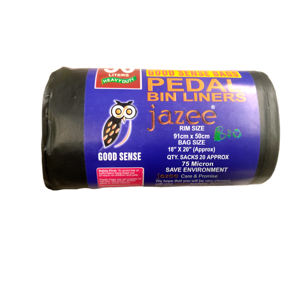 RECYCLED PEDAL BIN LINERS 30 PACK