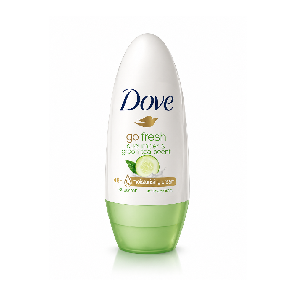 DOVE DEODORANT ROLL ON GO FRESH CUCUMBER & GREEN TEA 48H 40