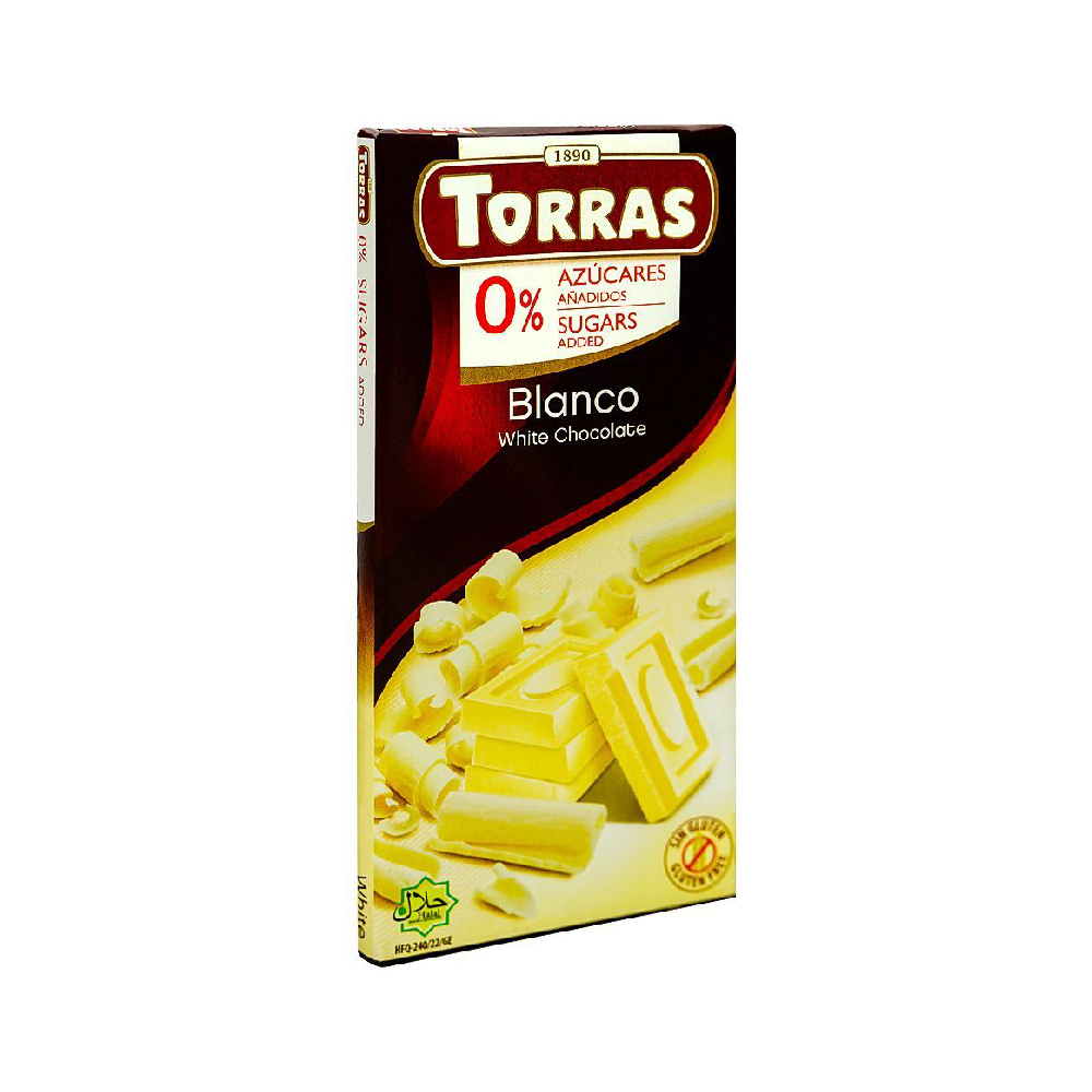TORRAS WHITE CHOCOLATE BLANCO 75 GM