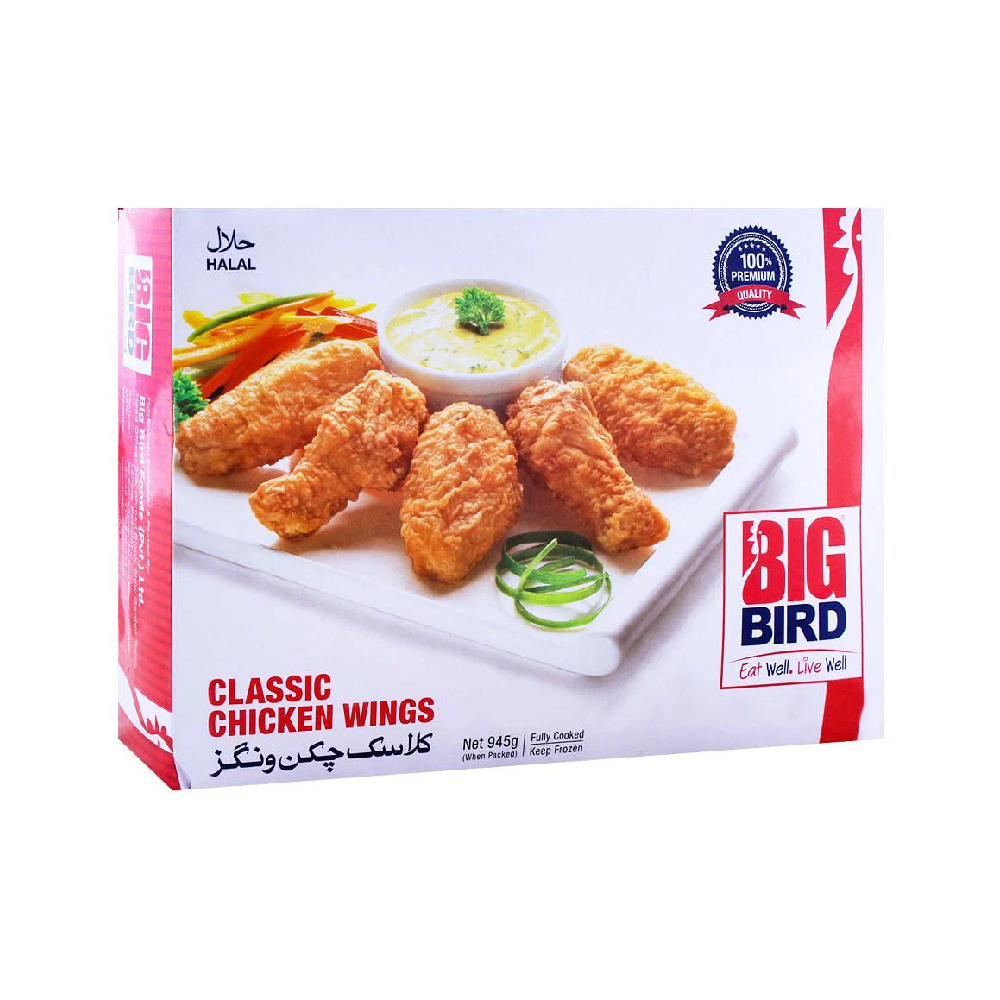 BIG BIRD CLASSIC CHICKEN WINGS 945 GM