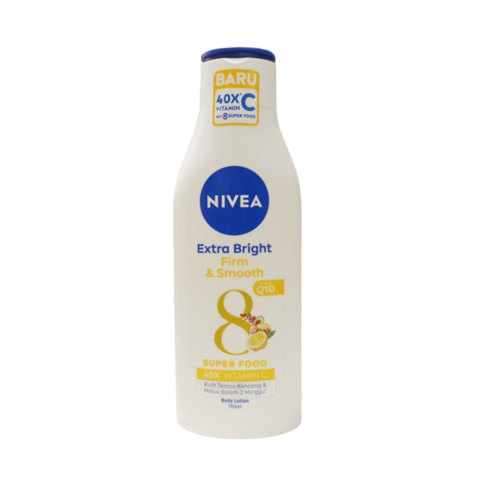 NIVEA BODY LOTION EXTRA WHITE FIRM & SMOOTH 190 ML