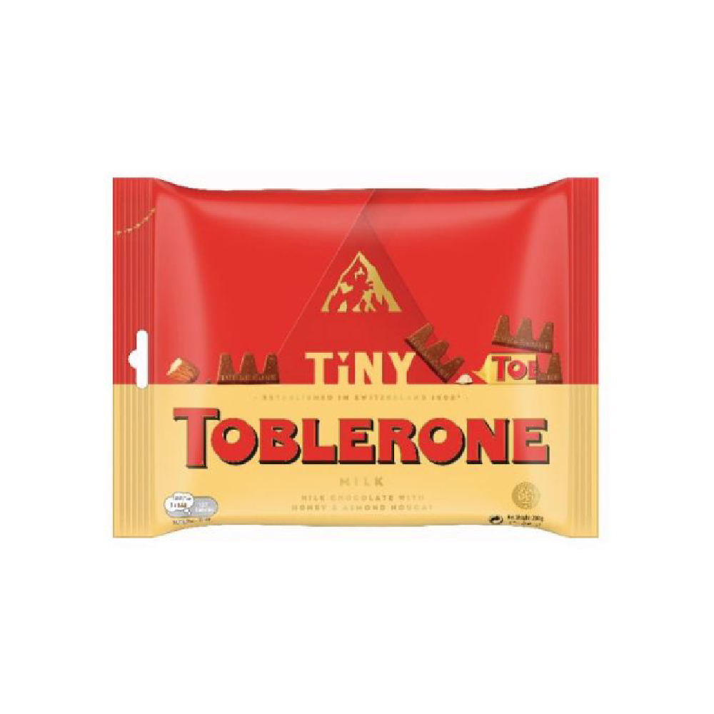 TOBLERONE MILK CHOCOLATE GOLD TINY 200 GM