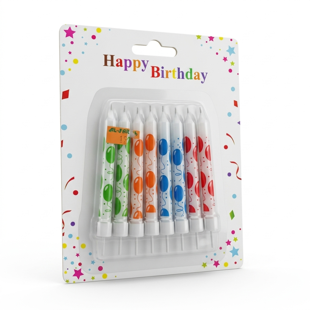 HBD CANDLE 6PC PACK N.B