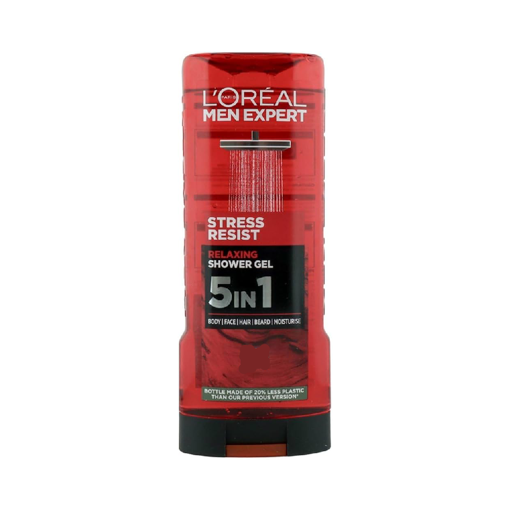 LOREAL MEN EXPERT SHOWER GEL STRESS RESIST RELAXING 5IN1 300