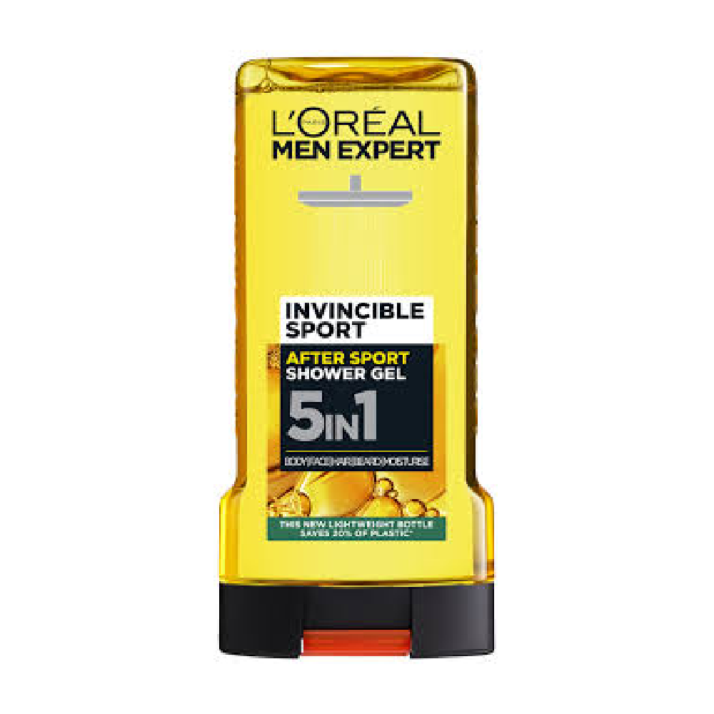 LOREAL MEN EXPERT SHOWER GEL INVINCIBLE SPORT 5IN1 300 ML
