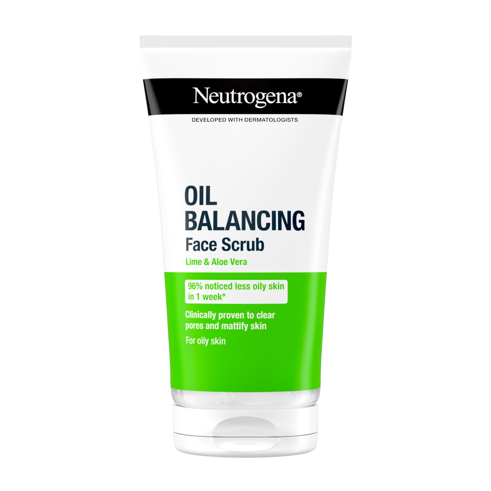 NEUTROGENA FACE SCRUB OIL BALANCING LIME & ALOE VERA 150 ML