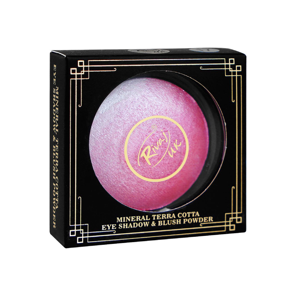 RIVAJ MINERAL TERRA COTTA EYE SHADOW BLUSH POWDER