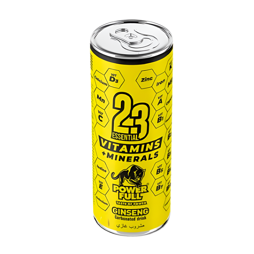 POWERFULL ESSENTIAL MULTIVITAMIN COCKTAIL GINSENG DRINK CAN