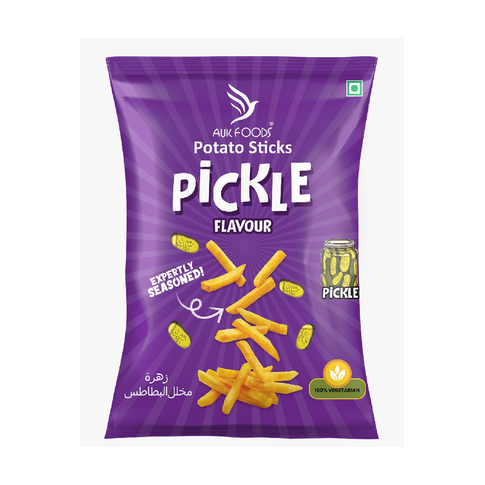 AUK FOODS POTATO STICKS (PICKLE FLAVOUR)