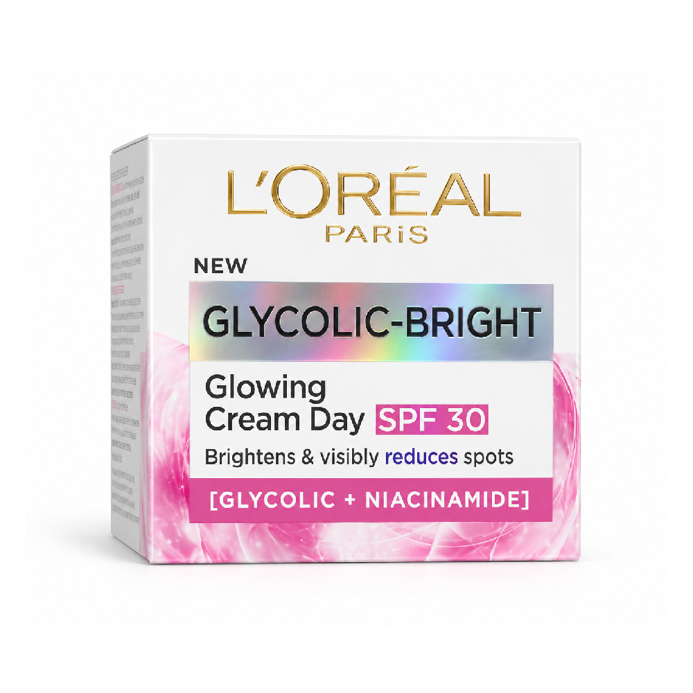 LOREAL GLYCOLIC BRIGHTENING DAY CREAM 50ML