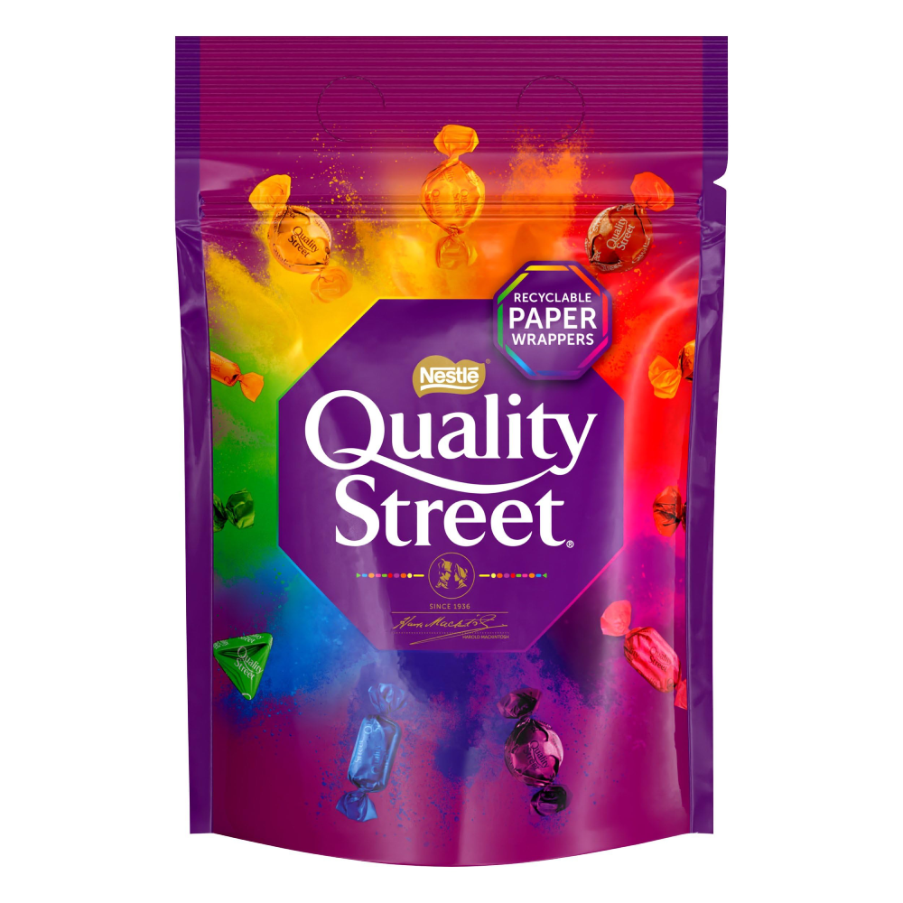 NESTLE QUALITY STREET CHOCOLATE GOLDEN POUCH 283 GM