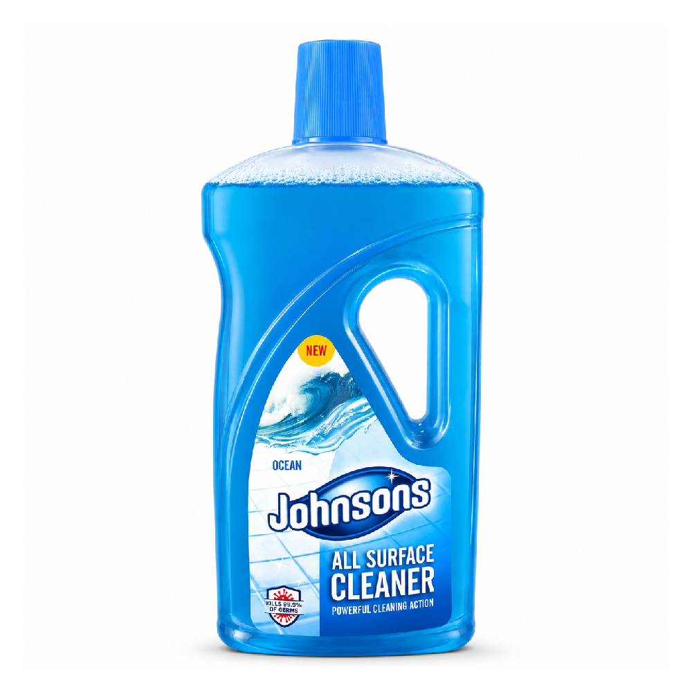 JOHNSONS ALL SURFACE CLEANER DISINFECTANT OCEAN 1 LTR