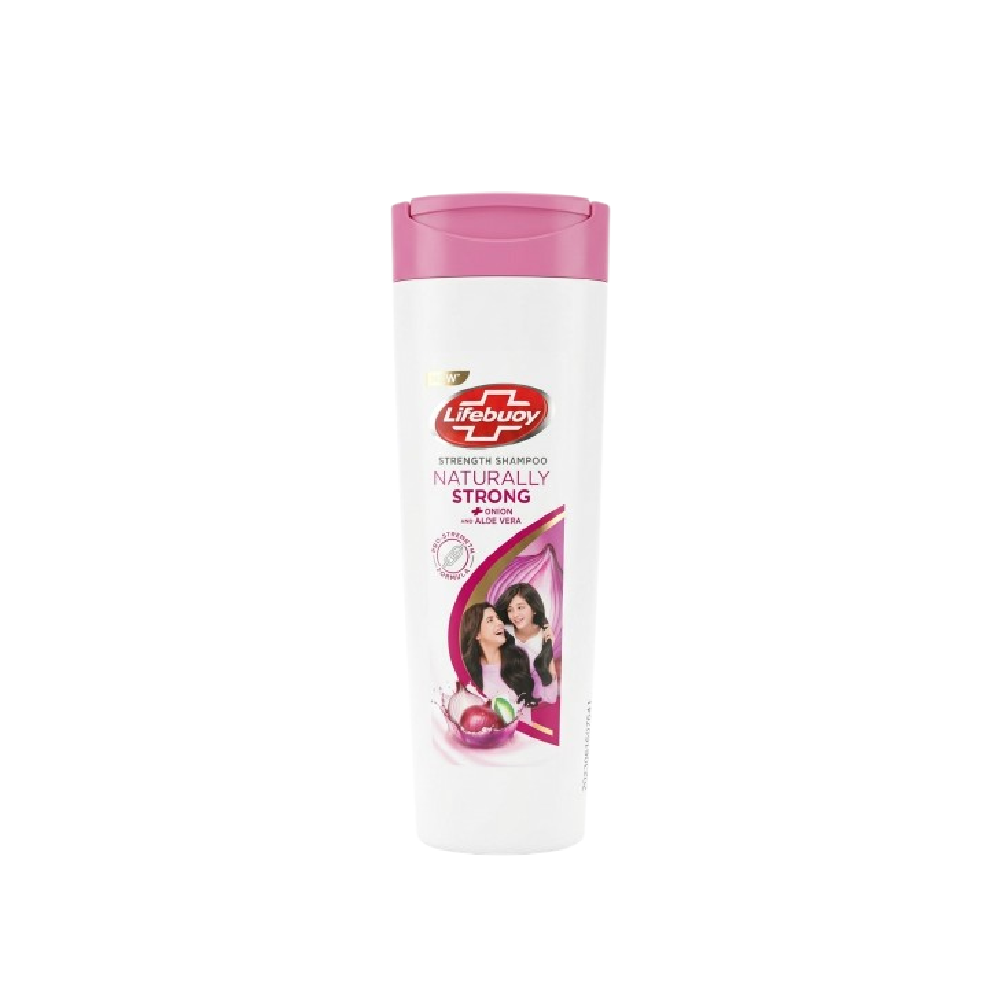 LIFEBUOY SHAMPOO NATURALLY STRONG (ONION AND ALOE VERA) 175ML